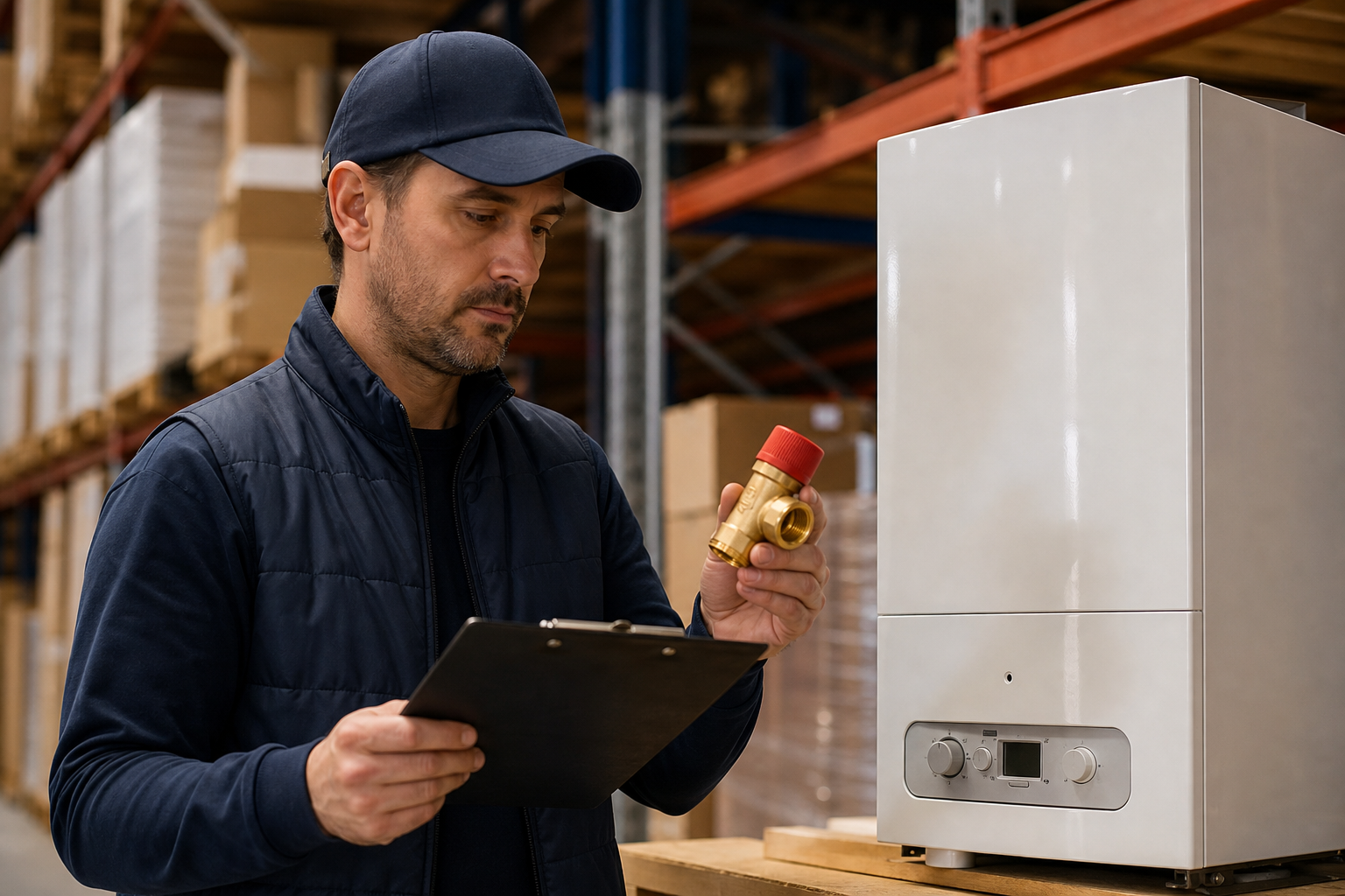 Quality inspection of heating equipment before wholesale dispatch