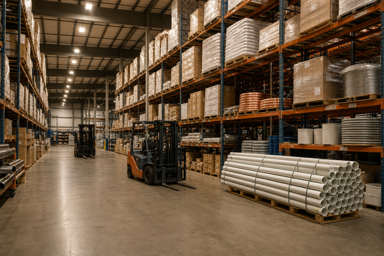 Interior of MARKETINGAN S.L. wholesale warehouse