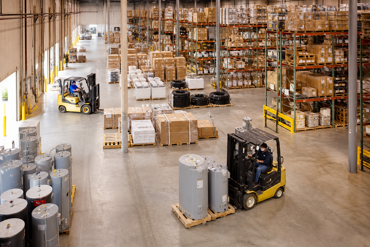 Wholesale warehouse logistics and distribution