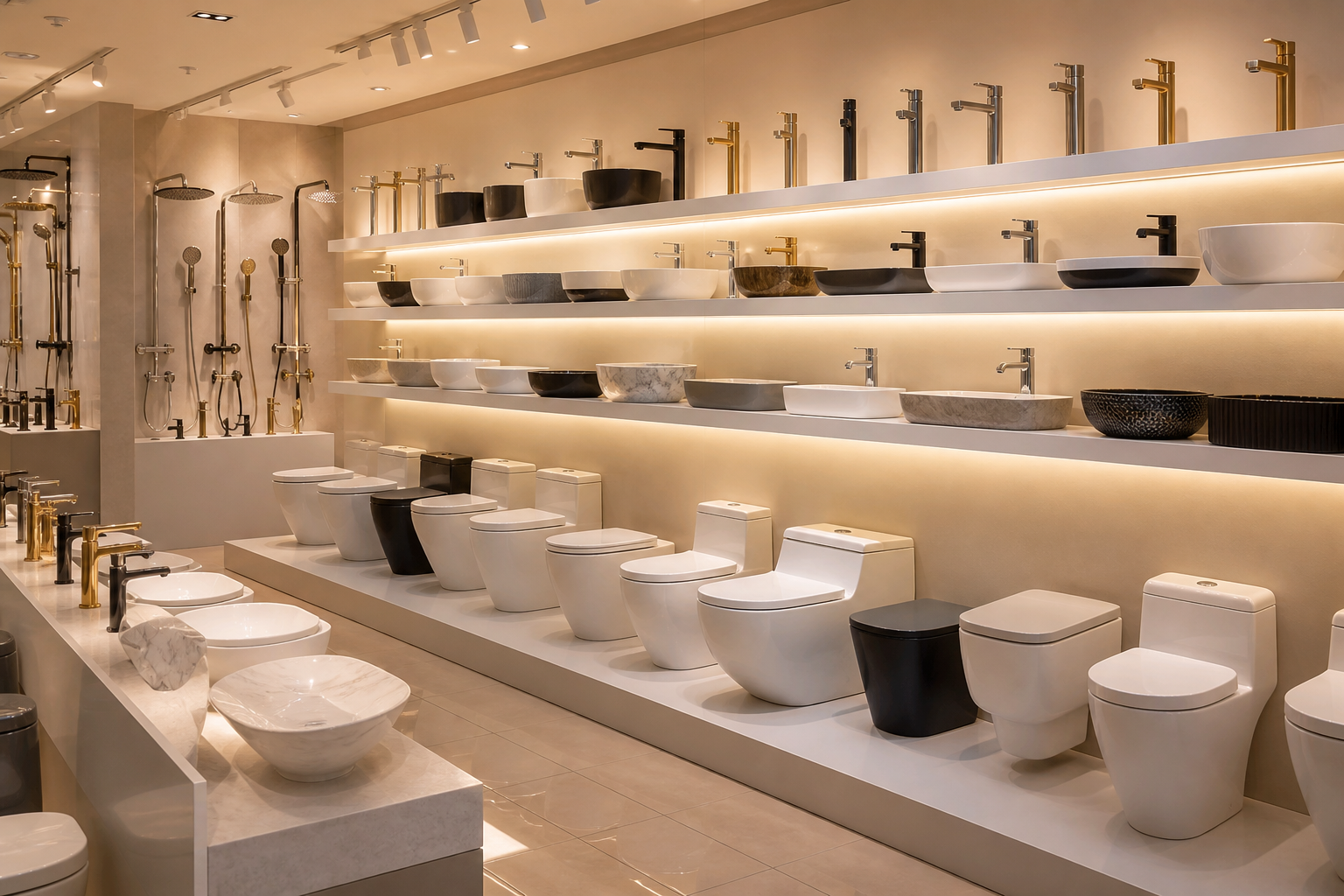Sanitary ware and bathroom fixtures wholesale