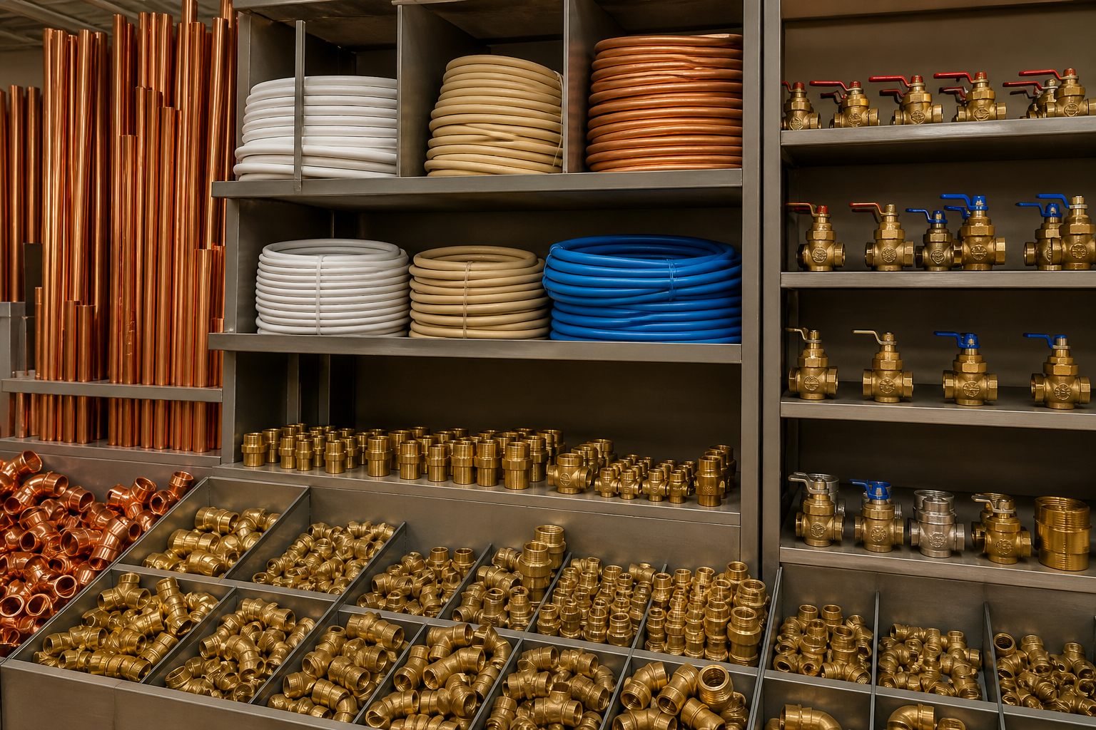 Pipework and plumbing connectors wholesale
