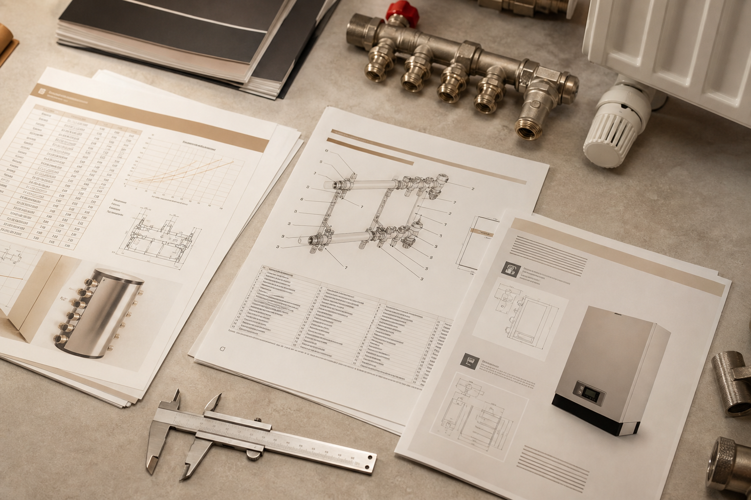 Technical documentation and heating product specifications